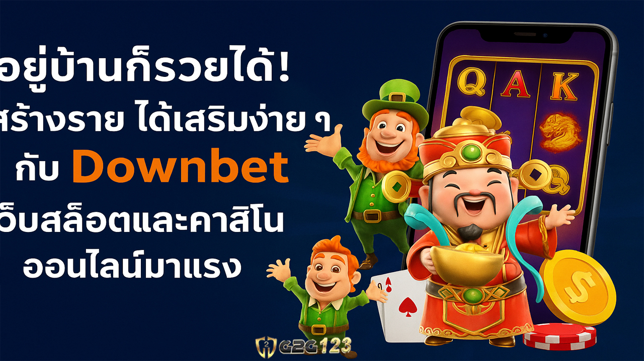 ปั่นง่าย จ่ายไว ปลอดภัย 100% จากทุนน้อยสู่กำไรหลักหมื่น! สร้างรายได้เสริมจากเกมออนไลน์ใน Downbet เป็นสิ่งที่ทำได้จริง ไม่ใช่แค่คำโฆษณา