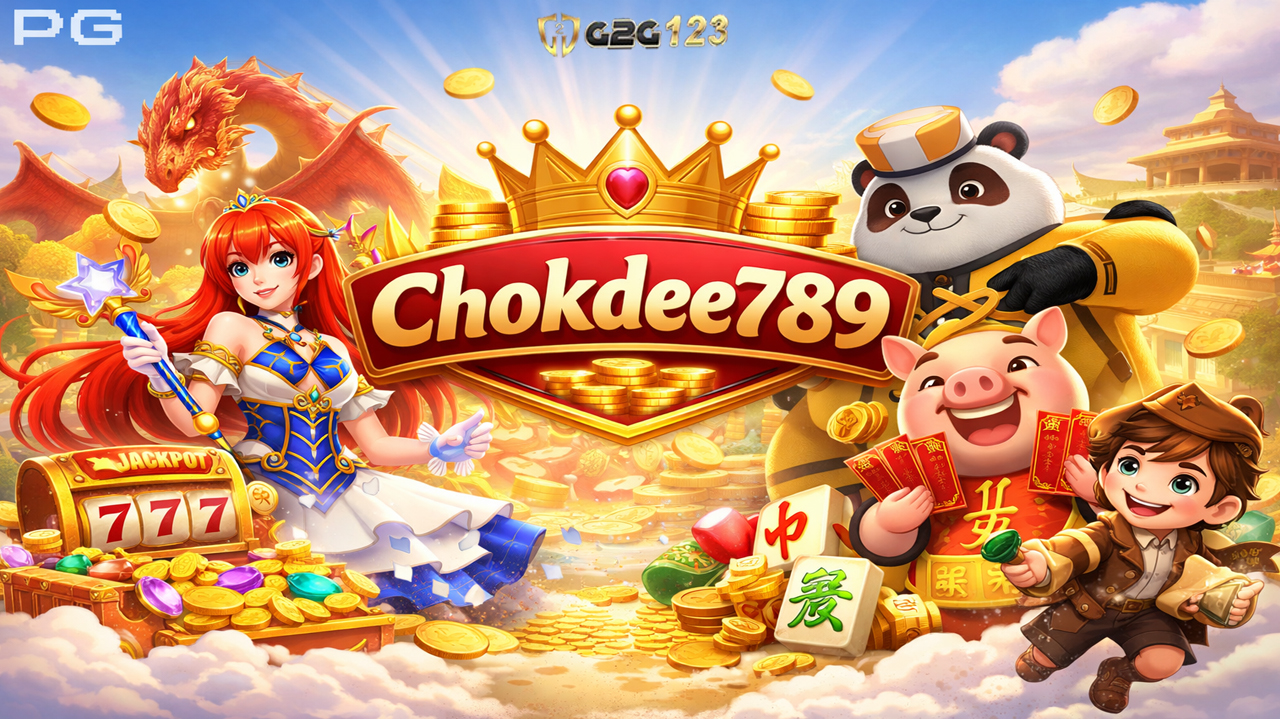 เล่น สล็อตเว็บตรง ไม่ผ่านเอเย่นต์ รวมค่ายดังสมัครวันนี้ รับโบนัสฝากแรก เริ่มสร้างรายได้เสริมทันทีที่ Chokdee789